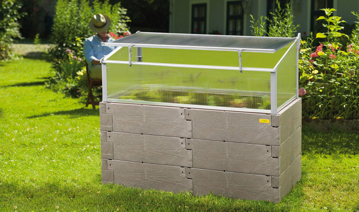 Sera de Gradina Juwel 130 x 60, Cadru din aluminiu, Rezistent-UV [5]