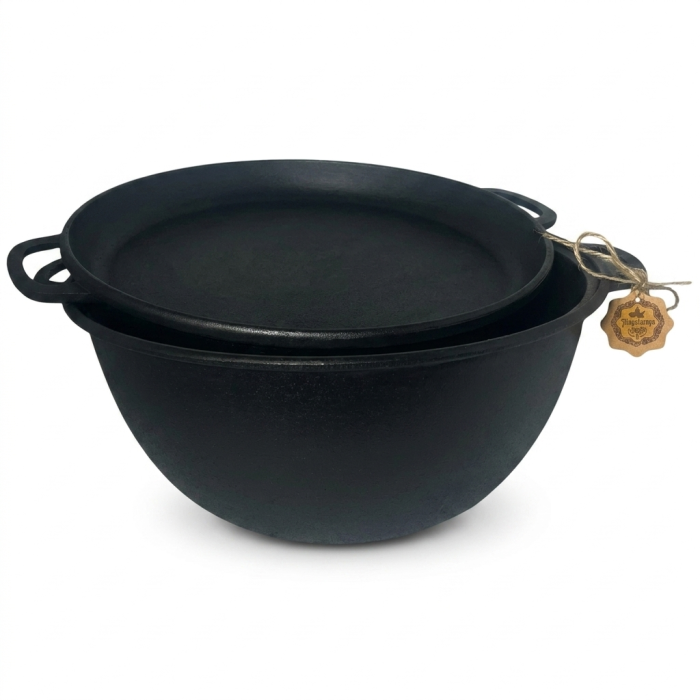 Set Ceaun din Fonta Maysternya V18CP – 18 L cu Capac Tigaie [2]