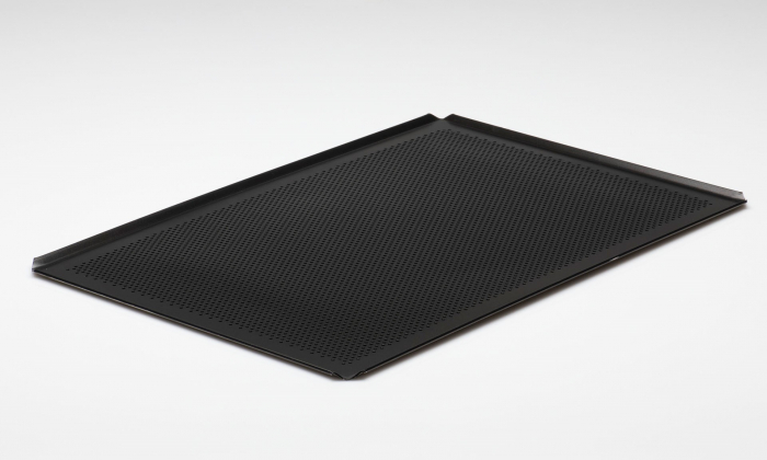 Tava Patiserie Perforata Soing, Antiaderenta, Dreptunghiulara, Aluminiu 1,5 mm, 60 x 40 cm, 4 laturi 45° [3]