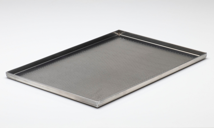 Tava Patiserie Perforata Soing, Dreptunghiulara, Aluminiu 1,5 mm, 78 x 58 x 2 cm, 4 laturi 90° [3]
