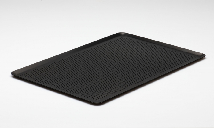 Tava Patiserie Perforata Soing, Antiaderenta, Dreptunghiulara, Aluminiu 2 mm, 45,5 x 30 cm, All around 45° [3]