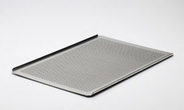 Tava Patiserie Perforata Soing, Dreptunghiulara, Aluminiu 1,5 mm, 60 x 40 cm, 2 laturi 90° [3]