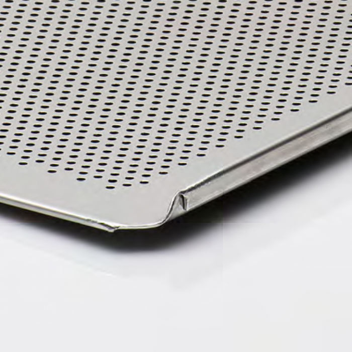 Tava Patiserie Perforata Soing, Dreptunghiulara, Aluminiu 1,5 mm, 60 x 40 cm, 2 laturi 90° [2]