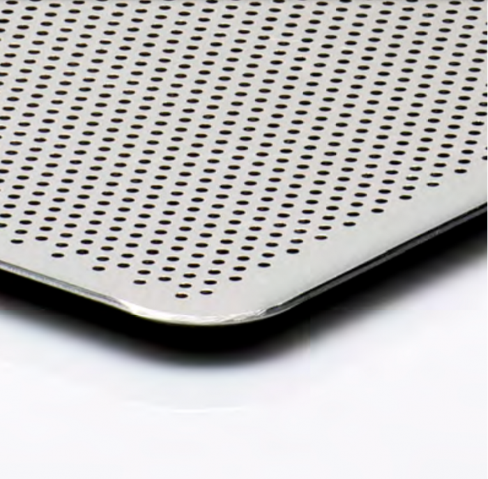 Tava Patiserie Perforata Soing, Dreptunghiulara, Aluminiu 2,0 mm, 53 x 32,5 cm, All around 45° [2]