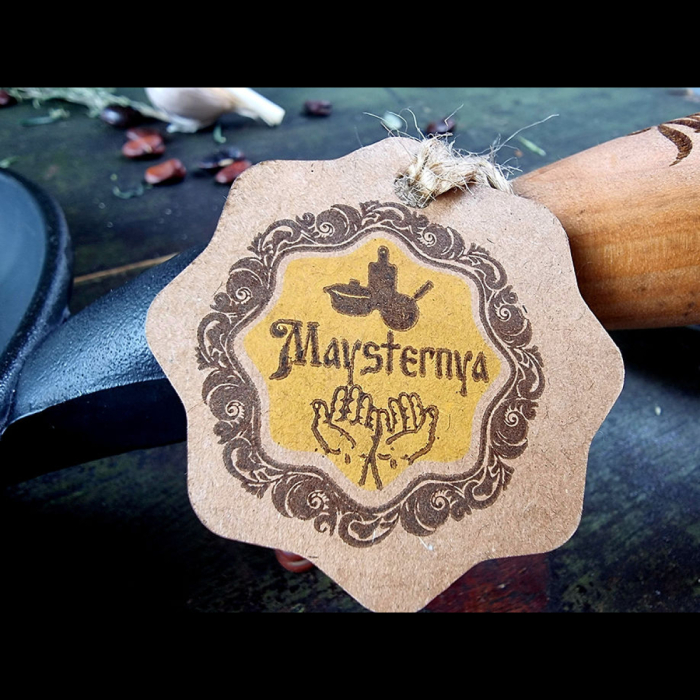 Tigaie din Fonta cu maner din lemn Maysternya T304 – 24x6 cm [10]