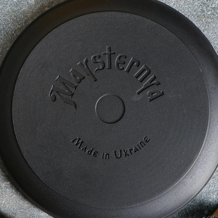 Tigaie din Fonta cu Maner din Lemn pentru Clatite Maysternya T301 – 24x2.5 cm [8]