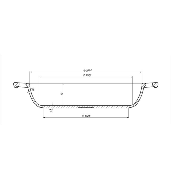 Tigaie din Fonta Maysternya T1011 – 20x4 cm [6]