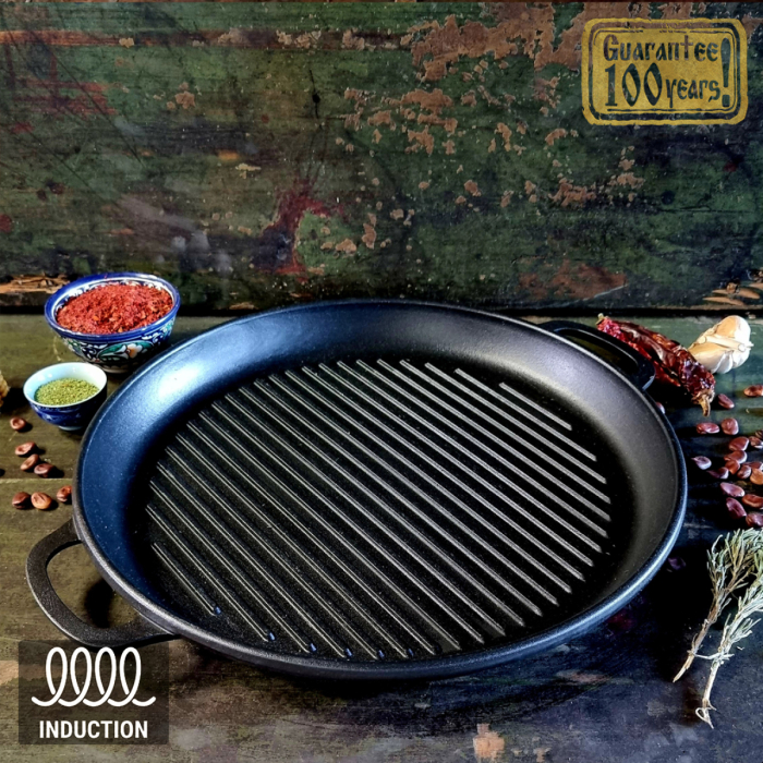 Tigaie Grill din Fonta Maysternya 400-40Gr – 40x4 cm [2]