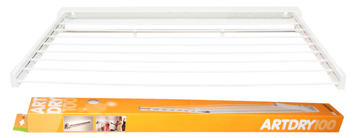 Uscator rufe Juwel Artdry 105,5 x 53,5 cm - Montabil pe perete, Alb [2]