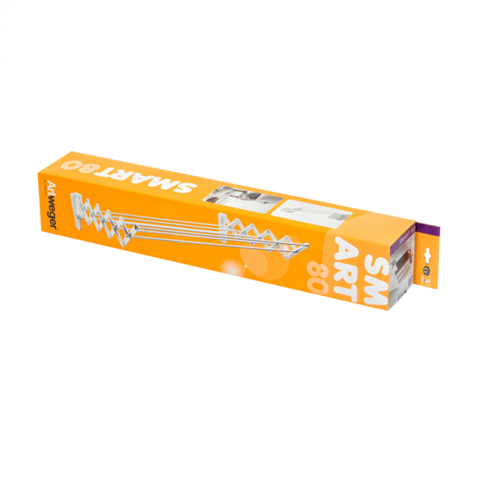 Uscator rufe Juwel Artweger Smart 80, Montabil pe perete, Alb [3]