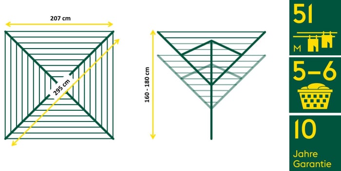 Uscator rufe rotativ Juwel NovaPlus Evolution Lift, 51 m [16]