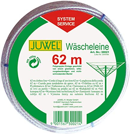 Funie pentru rufe Juwel 62m