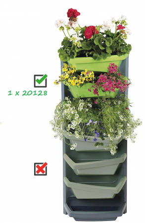 Gradina Verticala Juwel Extensie, 48 x 24 x 56 cm - lime [2]