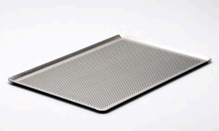 Tava Patiserie Perforata Soing, Dreptunghiulara, Aluminiu 1,5 mm, 60 x 40 cm, All around 45° [1]