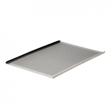 Tavi Copt - Tava Patiserie Perforata Soing, Dreptunghiulara, Aluminiu 2,0 mm, 60 x 40 cm, 2 laturi 90°