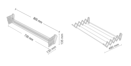 Uscator rufe Juwel Smart 80, Alb, 5 m [3]