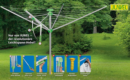Uscator rufe Juwel rotativ Novaplus 600 Easy 51 m [8]