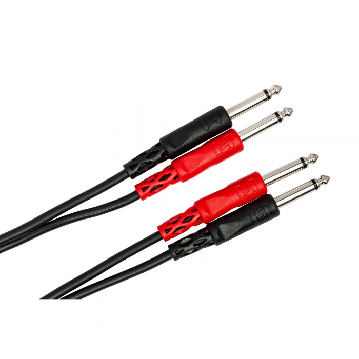 Hosa CPP 201 - Set 2 Cabluri Jack 6.35mm Tata Mono la Jack 6.35mm Tata Mono - 1m [2]
