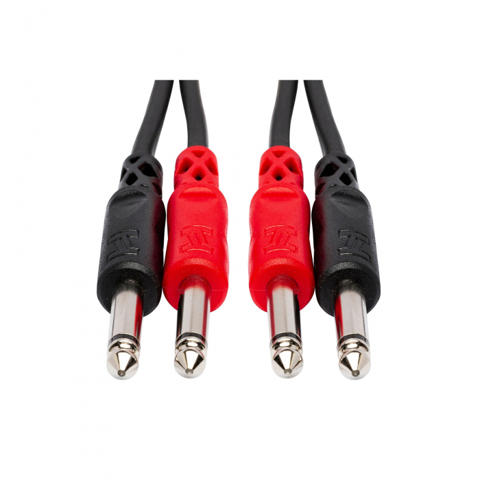 Hosa CPP 201 - Set 2 Cabluri Jack 6.35mm Tata Mono la Jack 6.35mm Tata Mono - 1m [4]