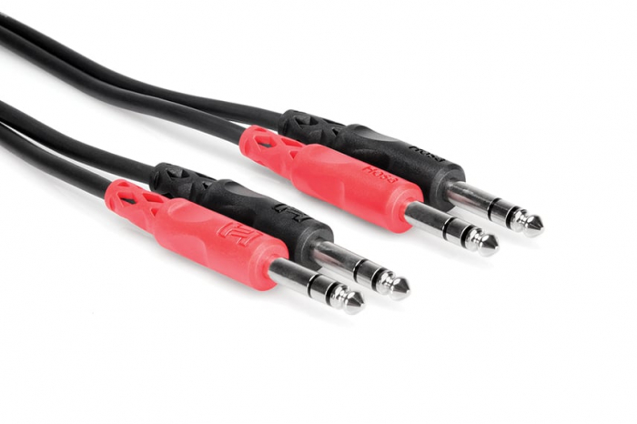 Hosa CSS 202 - Set 2 Cabluri Balansat Jack 6.35mm Tata Stereo la Jack 6.35mm Tata Stereo - 2m [2]