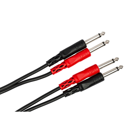 Hosa CPP 201 - Set 2 Cabluri Jack 6.35mm Tata Mono la Jack 6.35mm Tata Mono - 1m [1]