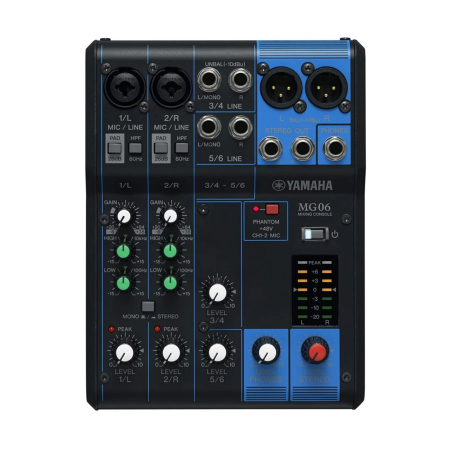 Mixere Analog - Yamaha MG 06