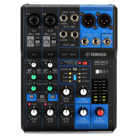 Mixere Analog - Yamaha MG 06X