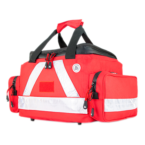 Geanta urgente MULTI RED impermeabila - 45x24x20 cm - culoare rosu - 2 buzunare laterale [2]
