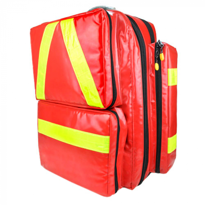Rucsac urgente ambulanta PROFI RED PLANE - impermeabil - 65x42x23 cm - cu 2 buzunare [2]