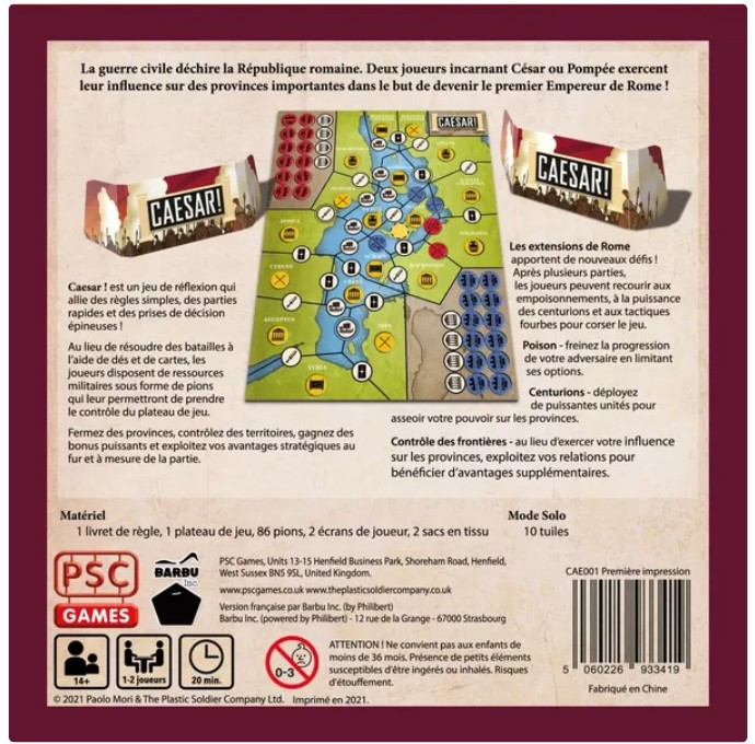 Caesar!: Seize Rome in 20 Minutes! (Limba Engleza) [2]