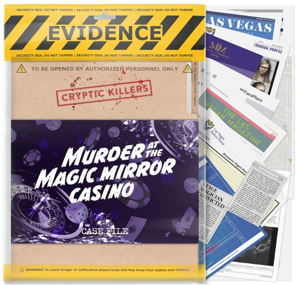 Cryptic Killers: Murder at the Magic Mirror Casino (Limba Engleza) [1]