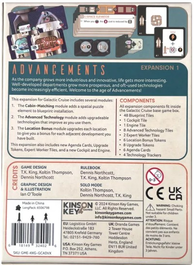 Galactic Cruise: Advancements (Limba Engleza) [2]