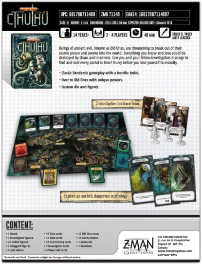 Pandemic: Reign of Cthulhu (Limba Engleza) [2]