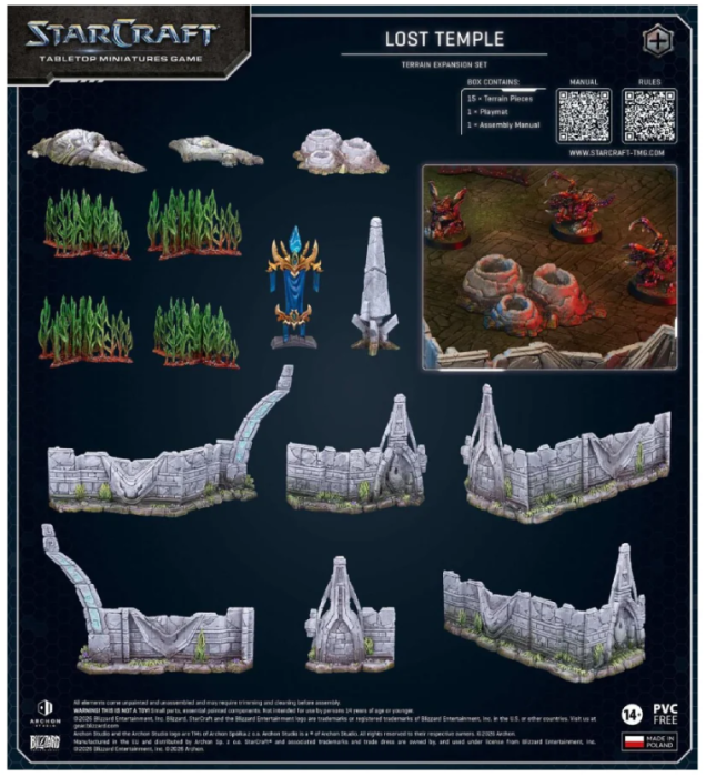 Starcraft: Tabletop Miniatures Game – Lost Temple Ramp Terrain Expansion (Limba Engleza) [2]