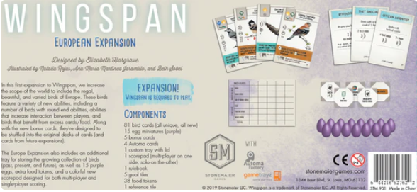 Wingspan: European Expansion (Limba Engleza) [3]