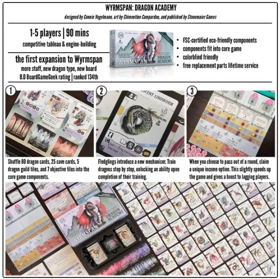 Wyrmspan: Dragon Academy (Limba Engleza) [3]