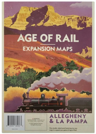 Produse noi - Age of Rail: South Africa – Expansion Maps: Allegheny & La Pampa (Limba Engleza)