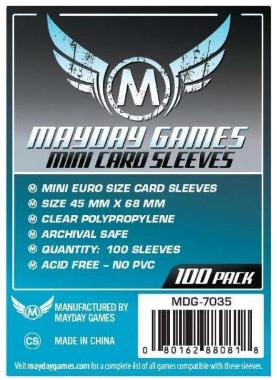 Accesorii - Card Sleeves: Mayday 45x68mm - 100 bucati