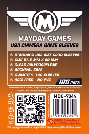 Accesorii - Card Sleeves: Mayday 57.5x89mm - 100 bucati