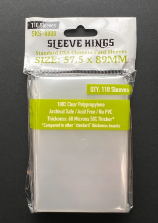 Accesorii - Card Sleeves: Sleeve Kings Standard USA 57,5x89mm - 110 bucati