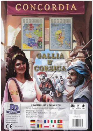 Produse noi - Concordia: Gallia & Corsica (Limba Engleza)