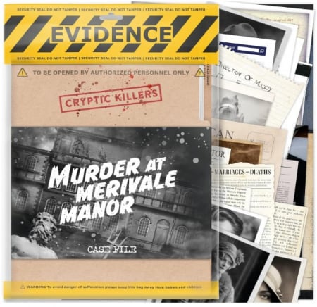 Jocuri - Cryptic Killers: Murder at Merivale Manor (Limba Engleza)