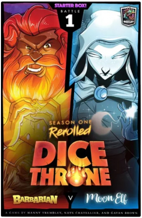 Jocuri - Dice Throne: Season One ReRolled – Barbarian v. Moon Elf (Limba Engleza)