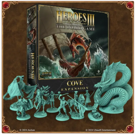 Produse noi - Heroes of Might and Magic III: The Board Game – Cove Expansion (Limba Engleza)