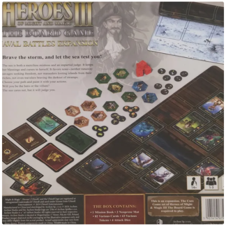 Heroes of Might and Magic III: The Board Game – Naval Battles Expansion (Limba Engleza) [1]