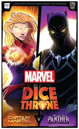 Jocuri - Marvel Dice Throne: Captain Marvel v. Black Panther (Limba Engleza)
