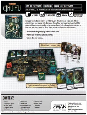 Pandemic: Reign of Cthulhu (Limba Engleza) [1]