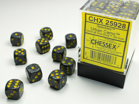 Produse noi - Set Zaruri Chessex Speckled Urban Camo 12mm d6