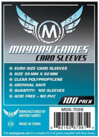 Accesorii - Card Sleeves: Mayday 59x92mm - 100 bucati