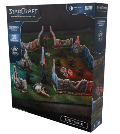 Produse noi - Starcraft: Tabletop Miniatures Game – Lost Temple Ramp Terrain Expansion (Limba Engleza)